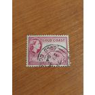 1952 Британская колония Золотой Берег поезд железная дорога королева (4-4)