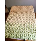 Плед вязаный ручная работа крючком из треугольных мотивов интерьер ручная работа handmade