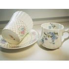 Фарфоровая пара и чашка, ЛФЗ