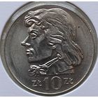 Польша 10 злотых 1972 г. Костюшко. В холдере