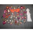 Новогодние ёлочные игрушки,маска(новая),снегурочка и 50 игрушек родом из СССР.С рубля.