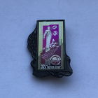 Значок марка 20-летие первого полета человека в космос, зеркальный