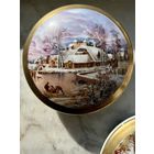 Шкатулка Bavaria фарфор винтаж позолота