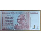 20 000 000 000 000 (двадцать триллионов) долларов 2008 года - Зимбабве - UNC
