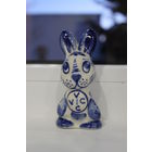 Статуэтка Гжель талисманы года "Заяц.Кролик"