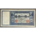 Банкнота 100 марок 1908 год. Красная печать. Германская империя