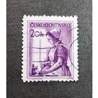 Марка Чехословакия 1954 год Стандарт
