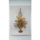 Открытка. Фото. Ткаченко. Цветы. С днем рождения! 1989. Чистая.