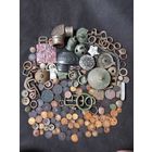 Сборный лот с монетами и капсюльницей