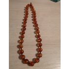 Бусы. Янтарь.