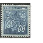Чехословакия. Веточка липы. Стандарт. 1945г. Mi#428.