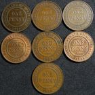 Австралия 1 пенни Король Георг V (1912 - 1936) -7шт