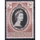 76.BrKS. Великобритания. Колонии. Бечуаналенд. Коронация Елизаветы II. 1953 г. 2d. Mi.#128.