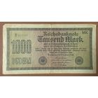 Банкнота 1000 марок 1922 год. Веймарская республика