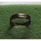 Кольцо с геометрическим орнаментом XVIIIв.  Диаметр 19мм. лот ок-7,3