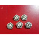 Значок ГТО 4 разряд (серебро/женщины)