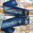 Zara джинсы прямого кроя, длина до щиколотки, размер 34 (на наш размер 42/44).