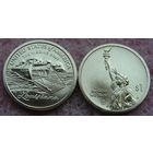 США.1 доллар 2023г. Серия Инновации. "Десантная лодка Хиггинса. Луизиана".