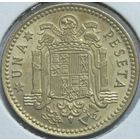 Испания 1 песета 1976 в холдере