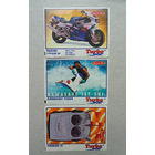 Фантики - вкладыши жвачки Turbo ( Турбо ) - Sport 28 , 46 , 47