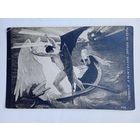 Открытка дореволюционная. Графиня Кражевская. Борьба за руль