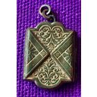 Старинный амулет "Мощевик" (остатки позолоты).