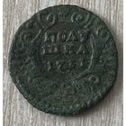 Монета 1 полушка 1731 год. Анна Иоанновна