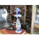 Подсвечник с пробкой-гасилкой, фарфор, 21,5 см.