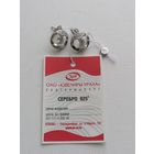 Серьги серебро 925 пробы, фианиты, родная бирка, состояние новых