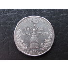 1\4 доллара,2000 Мэриленд. США.
