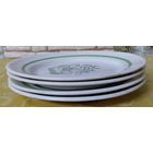 Тарелка десертная-2 эпохи СССР. Каменнобродский фаянсовый завод (Каменнобродск), 1960-1970 гг