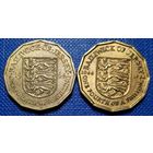 Джерси 1/4 шиллинга. 1964 и 1966 г. 900 лет биттве при Гастингсе. Цена за 2 шт.