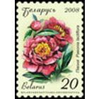 Марки (мелованая бумага) "Пион ", "Петуния", "Нарцисс", "Тюльпан", "Лилия", "Роза", "Георгин", "Циния"