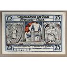 Германия, нотгельды, 75 пфеннигов 1921 год, Гернроде-Харц, 423.4a, РВ вар. 3. #6*