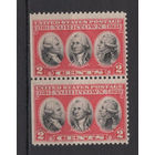 США /United States 1931** 150 лет капитуляции британских войск в Йорктауне Сцепка