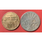 Чехословакия 2 монеты