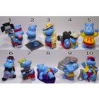 Киндер Полная коллекция Бегемоты в Голливуде Германия 1997год. Коллекционное  состояние.