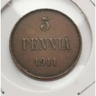 70. 5 пенни 1911 г. С рубля