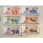 Банкноты Беларуси 1992 года новые сборка