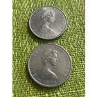 Остров Мэн 10 новых пенсов 1975 г ( верхняя )