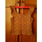 Ажурная майка к лету,38-40 р.