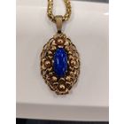 Кулон с пекинским стеклом Чехия