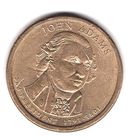 США 1 доллар 2007г.Джон Адамс (2-ой президент)