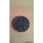 Великобритания, 1 пенни 1962 года.