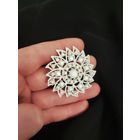 Брошь Снежинка