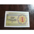 Казахстан 1 тыин образца 1993 года UNC p1d вз снежинки