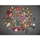 Новогодние ёлочные игрушки родом из СССР 50 шт.(лот 01) С рубля.