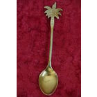 Ложка с серебрением сувенирная  коллекционная   А18   ( 11 см )