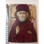 Икона Николай Чудотворец, 19век, письмо
