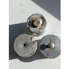 Крышки от фляг РККА и Вермахта.